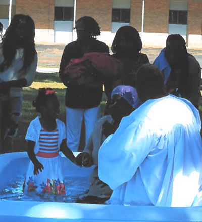 Baptism at Cross Calvary Lutheran Church